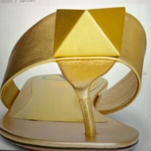 Valentino Garavani one stud leather sandals